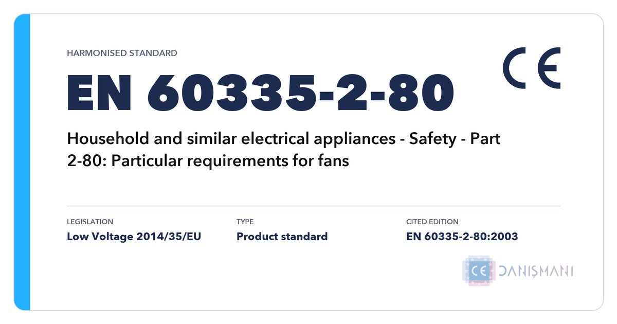 EN 60335-2-80 standardı