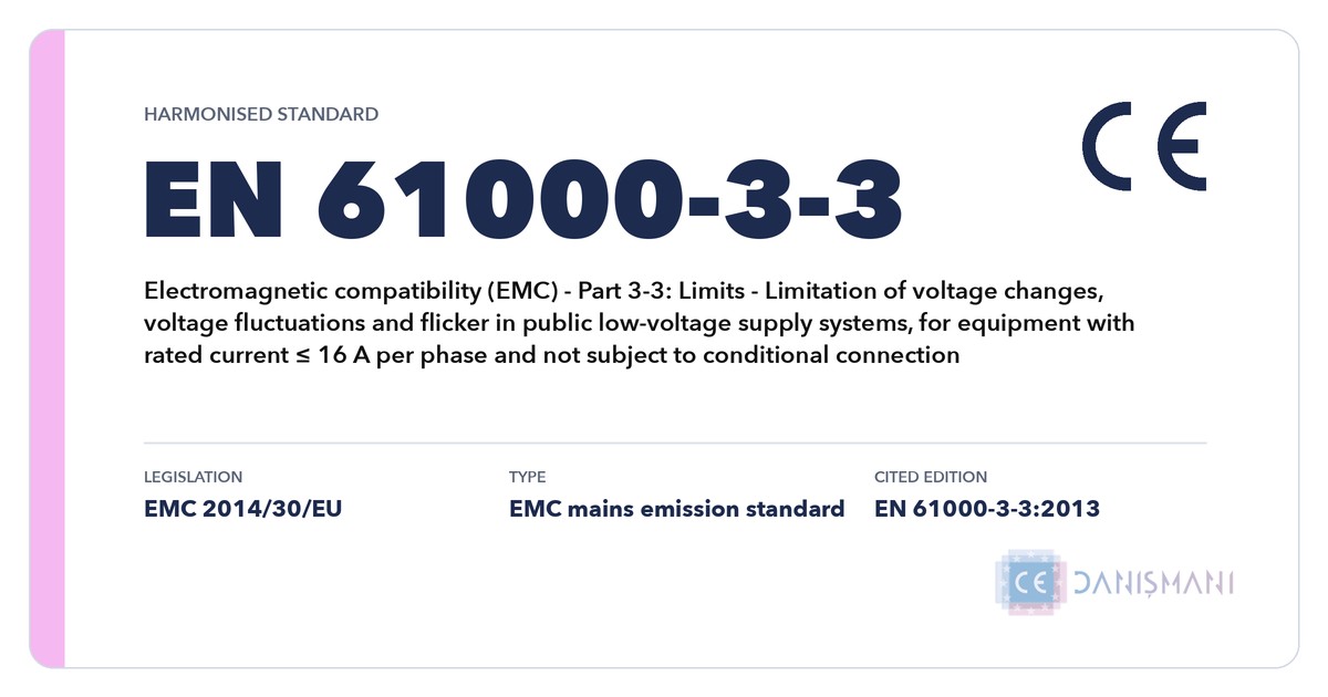 EN 61000-3-3 standardı