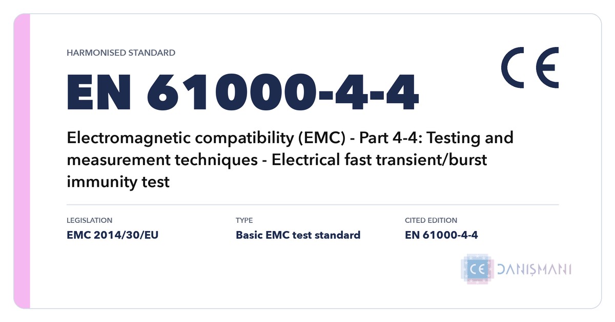 EN 61000-4-4 standardı
