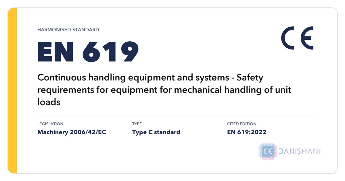 EN 619 harmonised standard