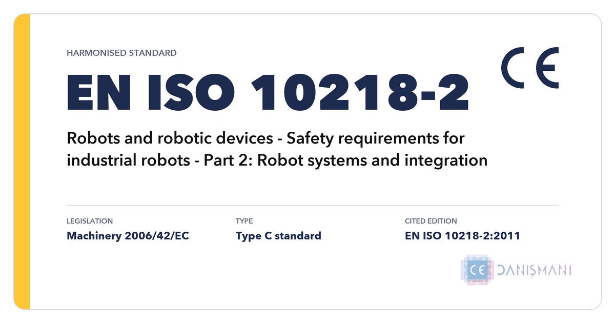 EN ISO 10218-2 standardı
