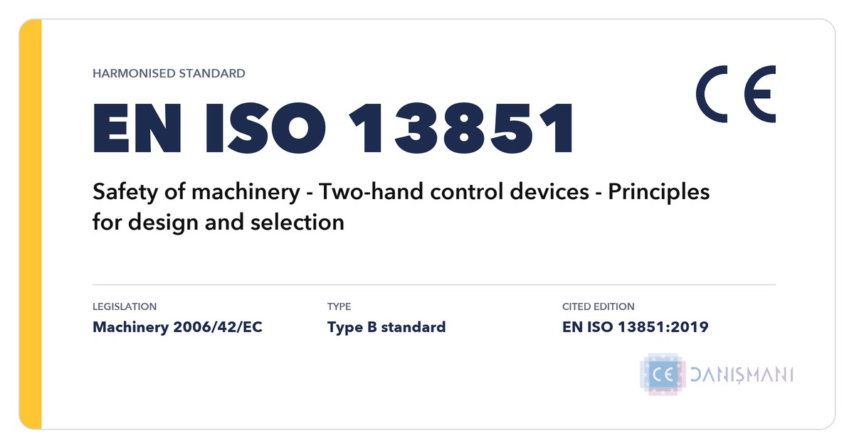 EN ISO 13851 harmonised standard