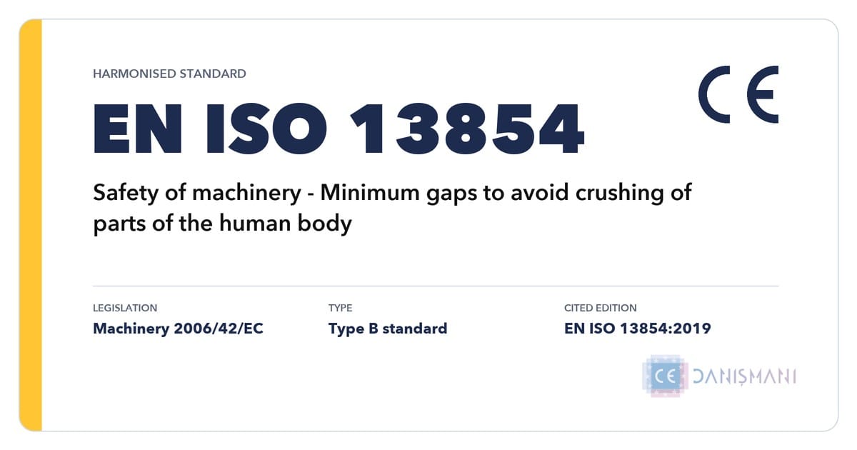 EN ISO 13854 standardı